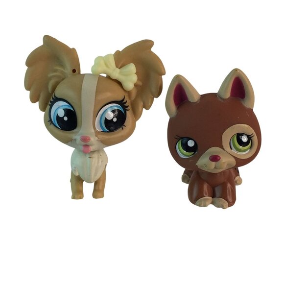 Littlest Pet Shop #3996/330/875/1362/255/639 Corgi Shepherd Basset Hound Dog Lot - Picture 2 of 16